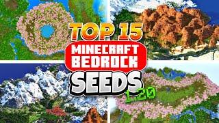 Top 15 BEST Seeds For Minecraft Bedrock 1.20!