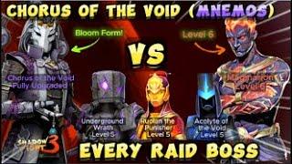 Chorus of the Void vs all Raid Bosses  - Shadow Fight 3