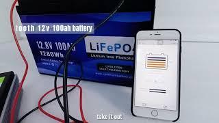 12V 100Ah Lifepo4 battery with Heating - Center Power