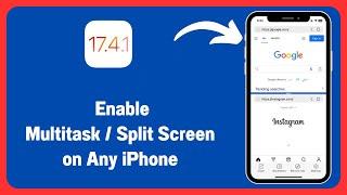 (New Method) How To Multitask on iPhone | How To Split Screen on iPhone