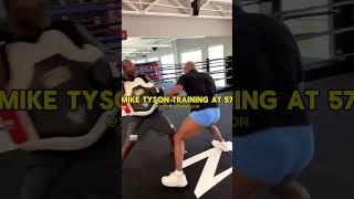 Mike Tyson training at 57