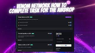 How to complete Venom Mainnet Airdrop