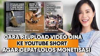 PAKAI TRIK INI! Reupload Video Cina Ke Youtube Short Untuk Mencari Uang Dari Youtube