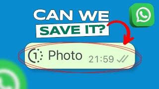 Save View Once Photo and Video on Whatsapp - Honest Tutorial