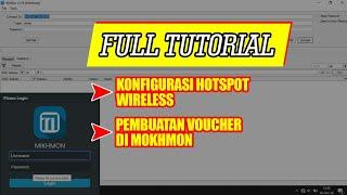 Tutorial konfigurasi hotspot mikrotik dan pembuatan voucher lewat MIKHMON