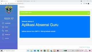 source code gratis, aplikasi absensi guru berbasis web php mysql