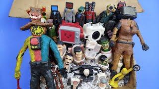 DIY unboxing speaker lego man  monster vs tv man | skibidi toilet astro  zombie  figure  4CFWHO90