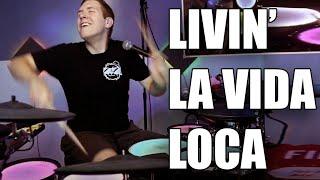 Livin La Vida Loca - LIVE Drum Play Through on TWITCH!