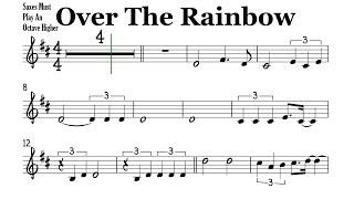 Over The Rainbow Reggae Bb Instruments Sheet Music Backing Track Play Along Partitura
