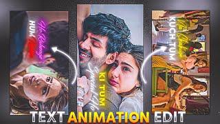 Instagram Trending Text Animation Video Editing Alight Motion | Trending Reel Video Editing