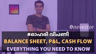 Balance Sheet, Profit & Loss Statement, Cash Flow Statement | Malayalam | EP. #184