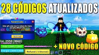 NOVOS CÓDIGOS + 28 CÓDIGOS DE 2X XP BELI E RESET NO BLOX FRUITS 2024 - blox fruit codes...