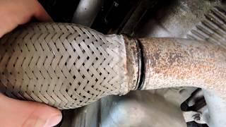 How to replace exhaust flex pipe.