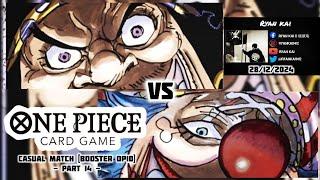 One Piece Card Game Casual Match Booster OP10 (Part 14) - Marshall D. Teach vs Buggy