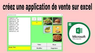  Créer une Application de Vente sur Excel : Tutoriel Complet 2024 