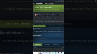 Unlock Steam Community Market Place #shorts