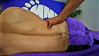 HAIRY MAN MASSAGE! How To Treat Side-Lying