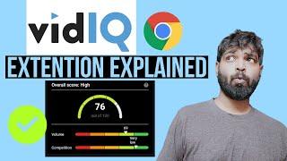 How To Use Vidiq Extension on Chrome | How to install vidiq