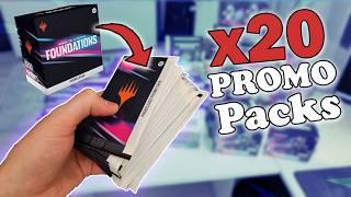 Whats inside 20 Prerelease Promo Packs? Average $ Value #foundations