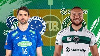 AO VIVO: SADA CRUZEIRO X SANEAGO GOIÁS VOLEI DIRETO DO POLIESPORTIVO DO RIACHO | SUPERLIGA DE VÔLEI