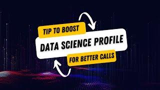 Tip to boost Data Science profile for better calls #datascience #linkedin #youtubeshorts #shorts