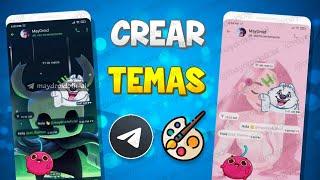 COMO CREAR TEMAS PARA TELEGRAM EN ANDROID & iOS / PERSONALIZA CON TUS COLORES FAVORITOS / 2022