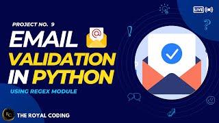 Check Validate Email Address in Python Using Regex | Regular Expression | Python for Beginners