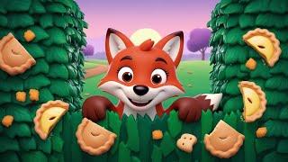 The hungry fox poem for kids|what does the fox say song|nursery rhymes for babies|@jollyjigglespoems