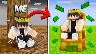 Minecraft But I EVOLVE into RICHEST..!