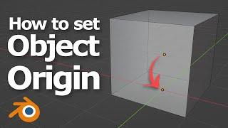 How to Set Object Origin in Blender | Set Pivot Point with Shortcut