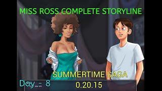 Miss Ross Full Walkthrough Summertime Saga 0.20.15 | Miss Ross Complete Storyline Day - 8