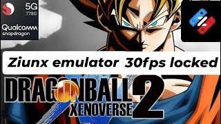 ziunx switch emulator (dragon ball XenoVerse 2) on Android Snapdragon 778g