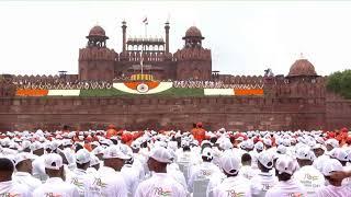 Hon. PM Modi ji addressing the nation from the Red Fort on the occasion of India’s Independence Day.