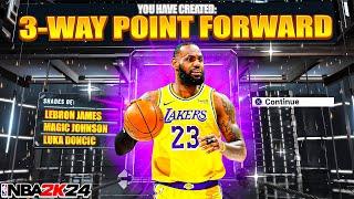 HURRY AND MAKE THIS “POINT FORWARD” BUILD NOW NBA 2K24 Best build!