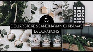 CHRISTMAS DOLLAR STORE DIYS | Modern Scandinavian Christmas Decorations