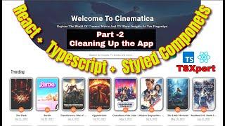 React Typescript Project | Part 2 | Creating React + Typescript App | Movies/TvShows Website | API