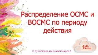 Распределение ОСМС и ВОСМС по периоду действия в 1С