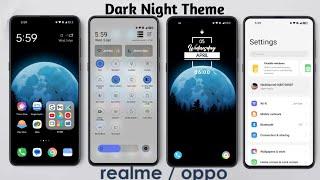 Dark night theme ui 4.0 Realme & Oppo