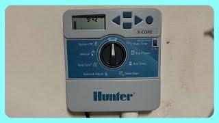 How to Program Hunter X-Core Irrigation Control