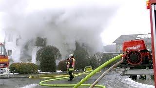 Stadtalarm nach Wohnhausbrand (Beckum)