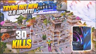 Trying Out Pubg Mobile New 3.6 Update  | Motorola Edge 2021 | Pubg New Update Gameplay