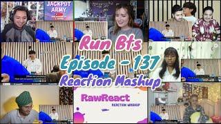RUN BTS EP  137  |  Reaction Mashup! {Eng Sub}