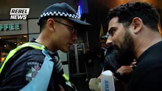 Police FORCED to protect Aussie Jews from violent Palestinian mob