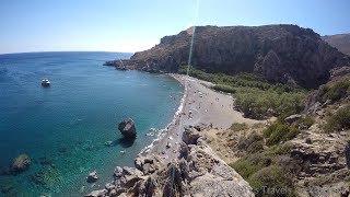 Crete's Best Beaches Greece - Preveli Beach, Palm Beach - Secret Hidden Beaches on Crete