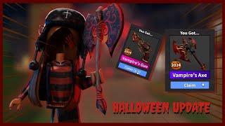 PLAYING THE MM2 HALLOWEEN UPDATE AND UNLOCKING EVERYTHING! (+ASMR GAMEPLAY)