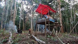 bermalam makan seadanya buka lahan baru