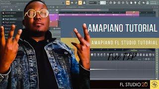 How To Make Amapiano using Stock Plugins, FL Studio Tutorial 2021 (Free FLP)