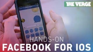 The new Facebook for iOS hands-on preview