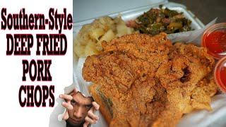 Southern Deep Fried Pork Chops | Pork Chop Recipe