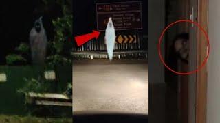 Di luar Nalar ! Pocong Ngambang Terekam di jalan Sepi | 10 Penampakan Hantu Terjelas dan Seram